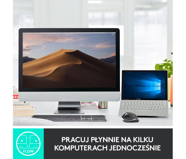 LOGITECH Klawiatura MX Keys Plus z podpórką na nadgarstki 920-009416 - 597345 - zdjęcie 10